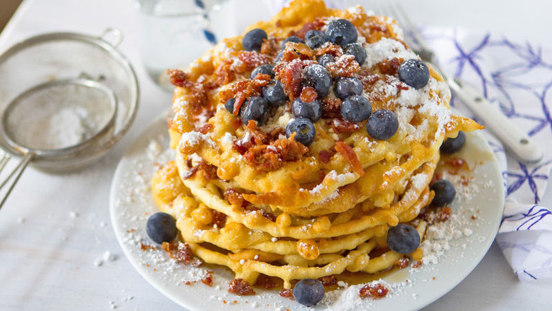 Order Blueberry Funnel Cake food online from The Fry store, Atlanta on bringmethat.com