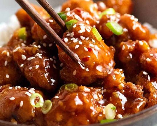 Order Sesame Chicken food online from Ichiban Golden Dragon store, South Bend on bringmethat.com