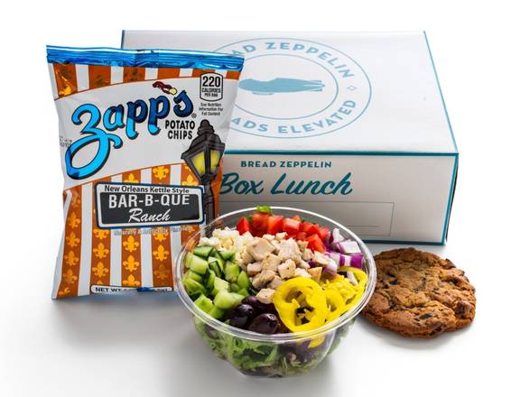 Order LTO - Bowl Mediterranean Gyro Box Lunch food online from Bread Zeppelin store, Dallas on bringmethat.com