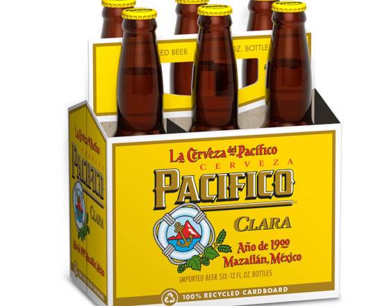 Order Pacifico Clara 6 pk Bottles food online from Pacific Liquor Market store, Bell Gardens on bringmethat.com