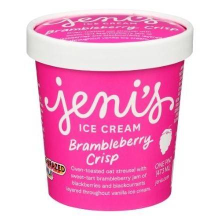 Order Jeni's Brambleberry Crisp Ice Cream (1 Pint) food online from Light Speed Market store, Marietta on bringmethat.com