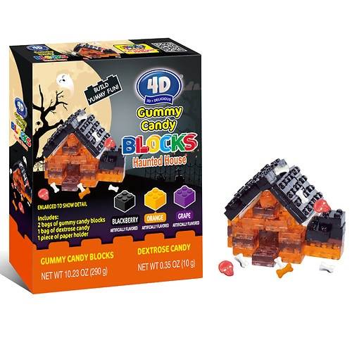 Order Amos Halloween 4D Gummy Candy Block Haunted House - 10.58 oz food online from Walgreens store, San Jose on bringmethat.com