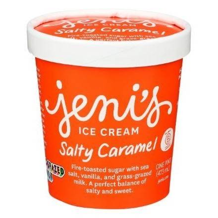 Order Jeni's Salty Caramel Ice Cream (1 Pint) food online from Dolcezza Gelato store, Arlington on bringmethat.com