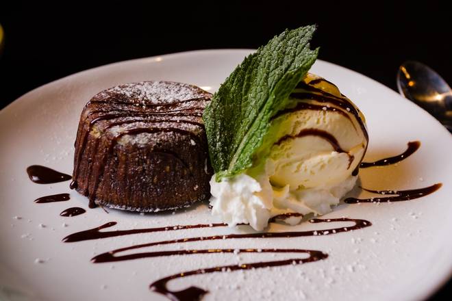 Order Chocolate Molten Lava Cake food online from Voodoo Crab store, Centereach on bringmethat.com