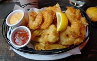 Order 12 Piece Shrimp in a Basket food online from New York Pizza & Family Restaurant store, Tannersville on bringmethat.com