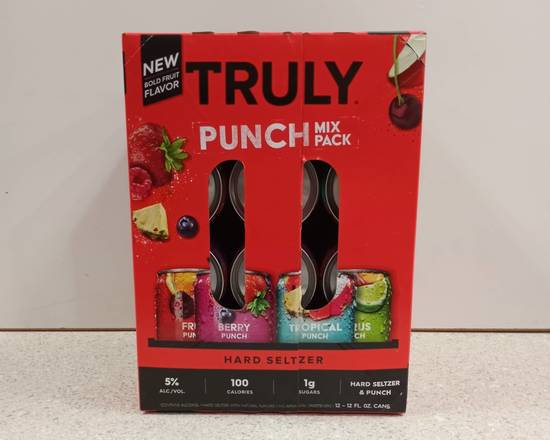 Order Truly 12 Pack Variety Punch Mix food online from Fast Stop Market & Liquor store, Victorville on bringmethat.com