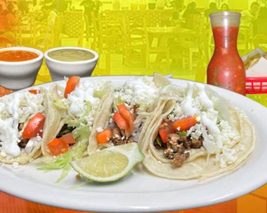 Order Special Tacos  (4 pcs) food online from El Mercadito Mexican Restaurant store, Memphis on bringmethat.com