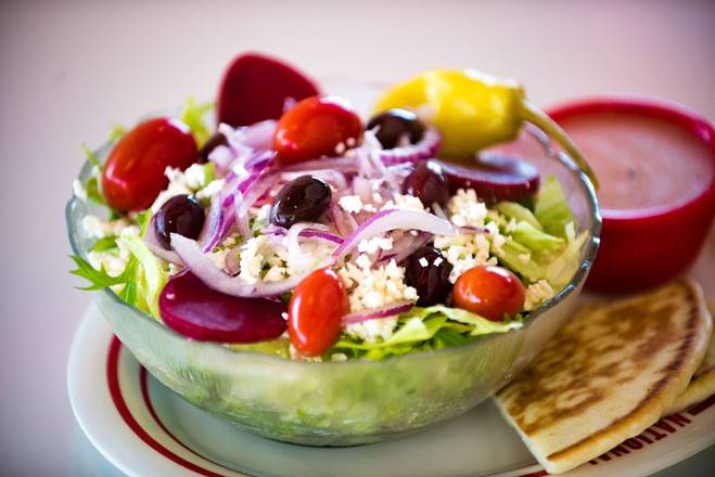 Order Greek Salad food online from National Coney Island store, Grosse Pointe on bringmethat.com