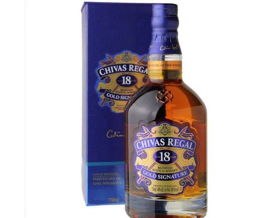 Order Chivas regal 18yr 750ml  food online from House Of Wine store, New Rochelle on bringmethat.com