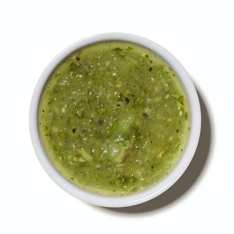 Order Tomatillo Salsa  food online from Rubio's Fresh Mexican Grill store, Adelanto on bringmethat.com