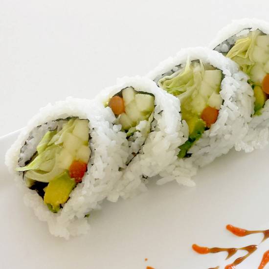 Order Veggie Cut Roll food online from Kai Sushi store, Orange on bringmethat.com