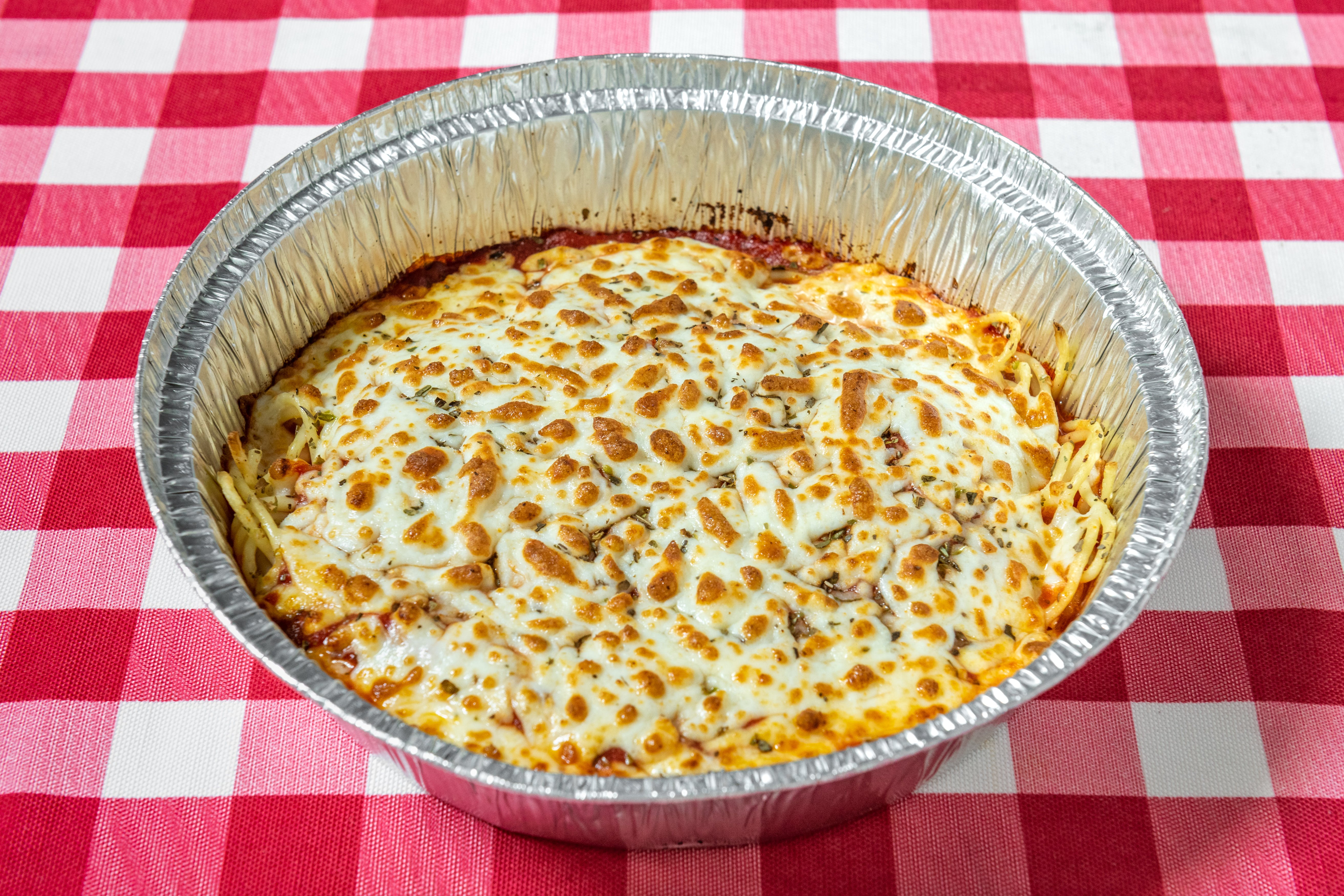 Order Plain Spaghetti with Garlic bread and Cheese - Pasta food online from Sunny's Pizza store, San Marcos on bringmethat.com