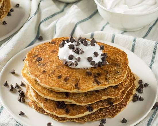 Order Chocolate Chip  Pancakes (5 Stack) food online from Pancake Heaven store, Chicago on bringmethat.com