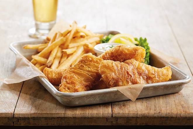 Order BJ's Brewhouse Blonde® Fish 'N' Chips food online from Bj's Restaurant & Brewhouse store, Carlsbad on bringmethat.com