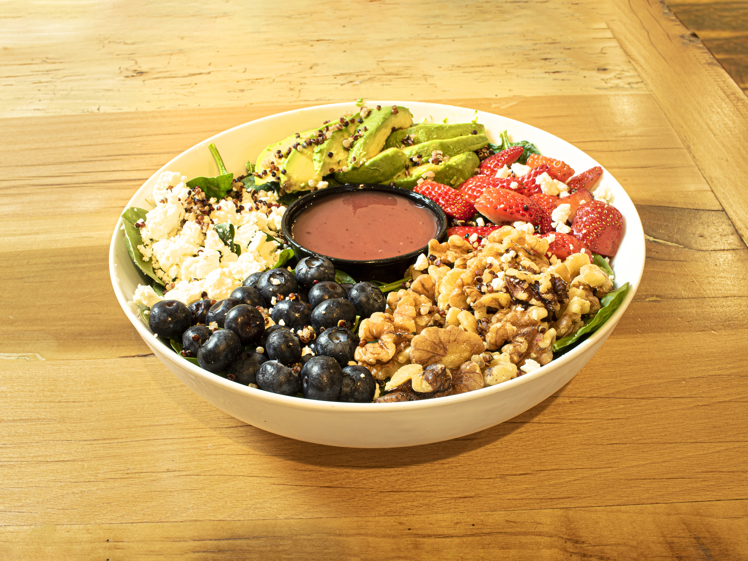 Order Berry Protein Salad food online from The Press Juice Bar store, Lexington on bringmethat.com