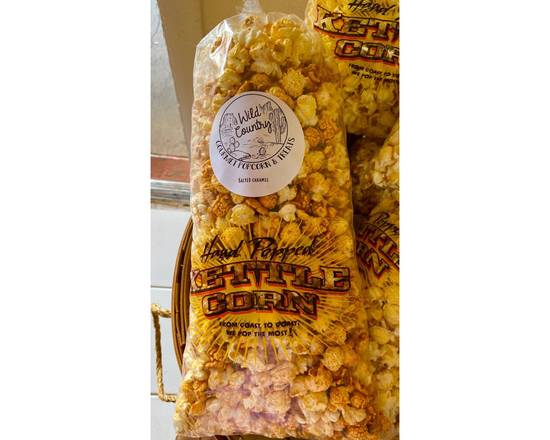 Order Wild Country Gourmet Popcorn - Salted Caramel - Large Bag food online from The Sugar box store, Apache Junction on bringmethat.com