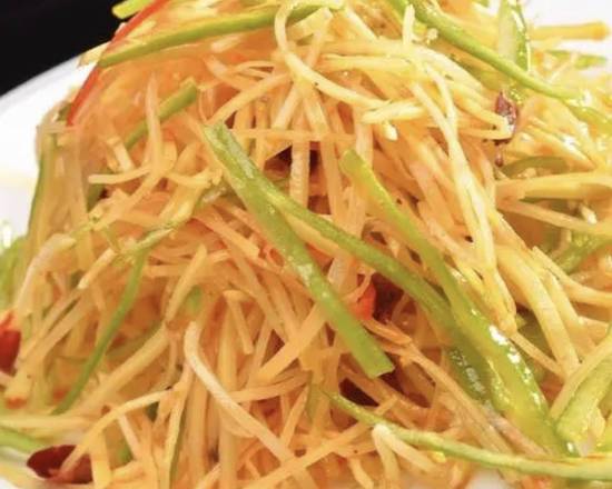 Order 28# Shredded potatoes  凉拌土豆丝 food online from Beijing Noodle House 同顺面馆 store, Lake Forest on bringmethat.com