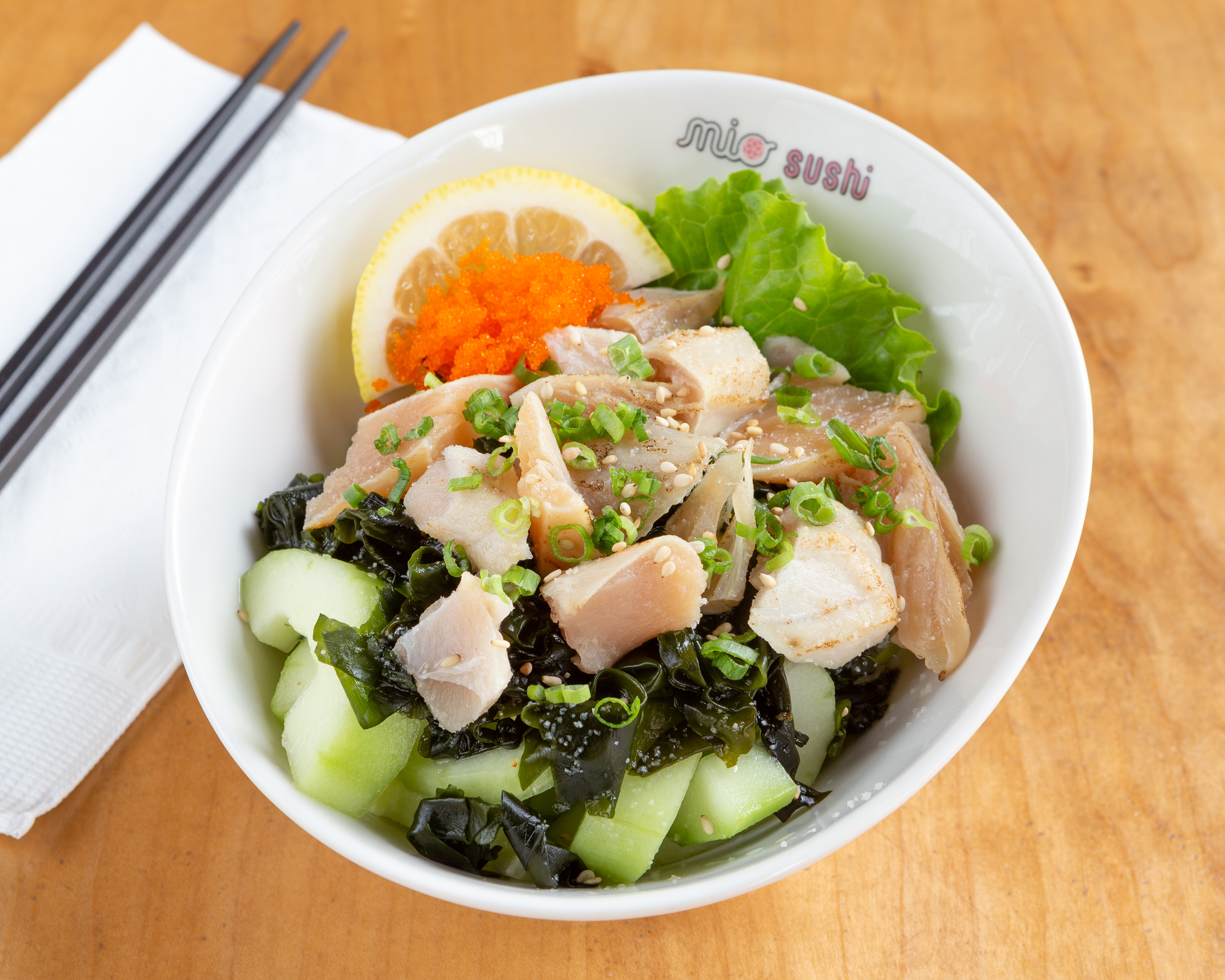 Order Albacore Tuna Salad food online from Mio Sushi store, Beaverton on bringmethat.com