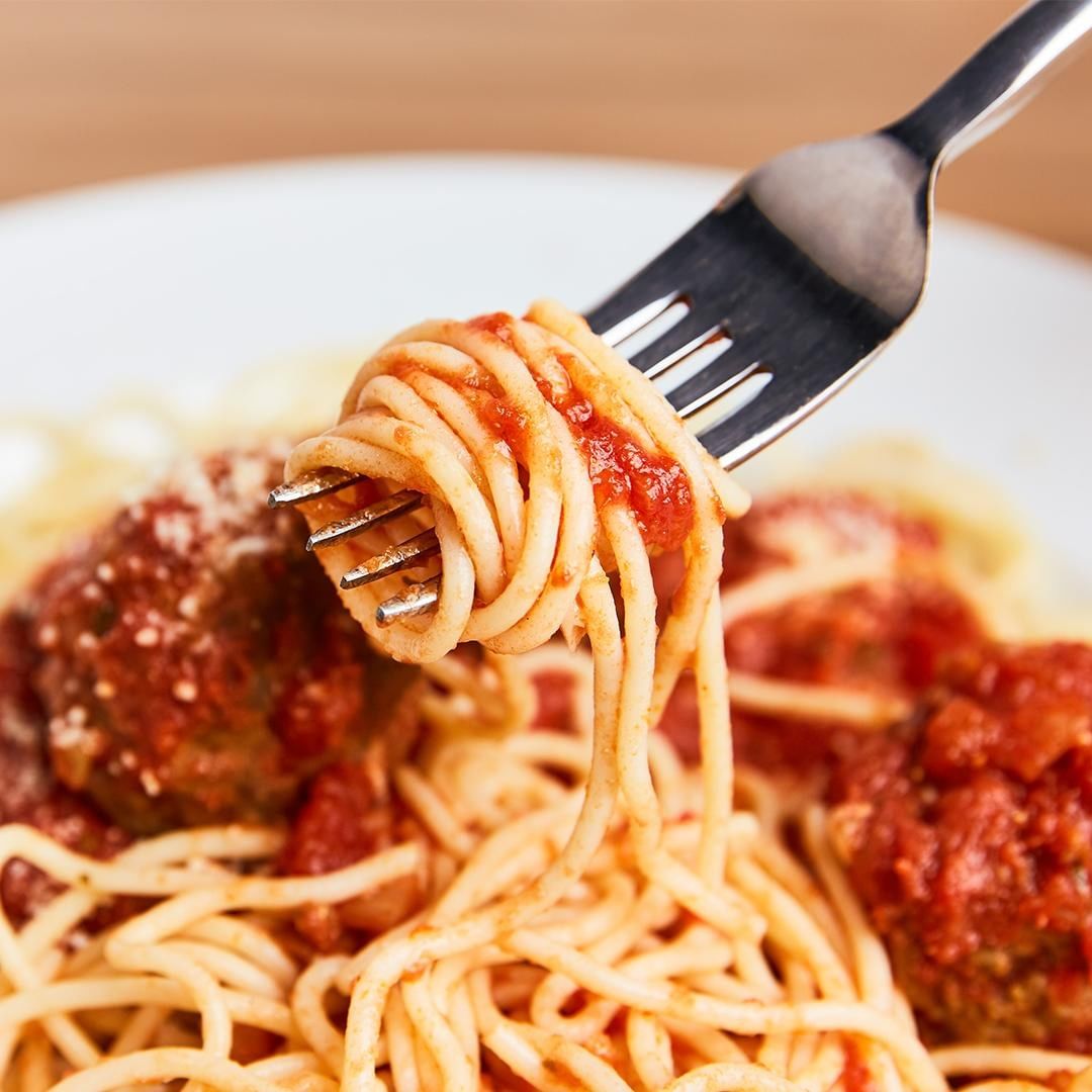 Order Spaghetti with Meatballs food online from Johnny Brusco Pizza store, Knoxville on bringmethat.com