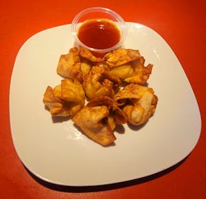 Order Seafood Wontons (5 Pieces Crab & shrimp) food online from Chill N Grill Xpress store, Summerville on bringmethat.com