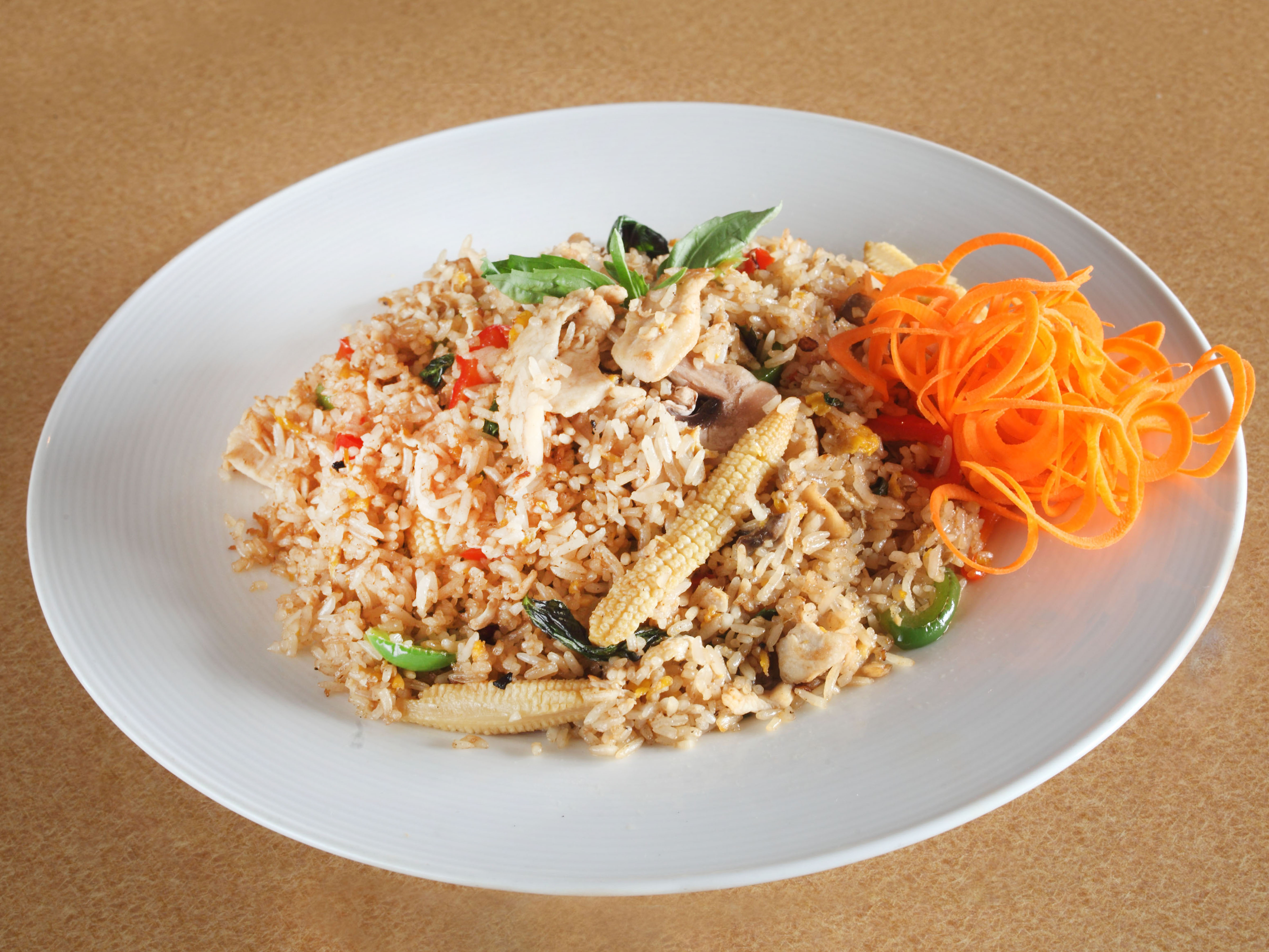 Order Spicy Fried Rice Dinner food online from Thai Jing store, Greenville on bringmethat.com