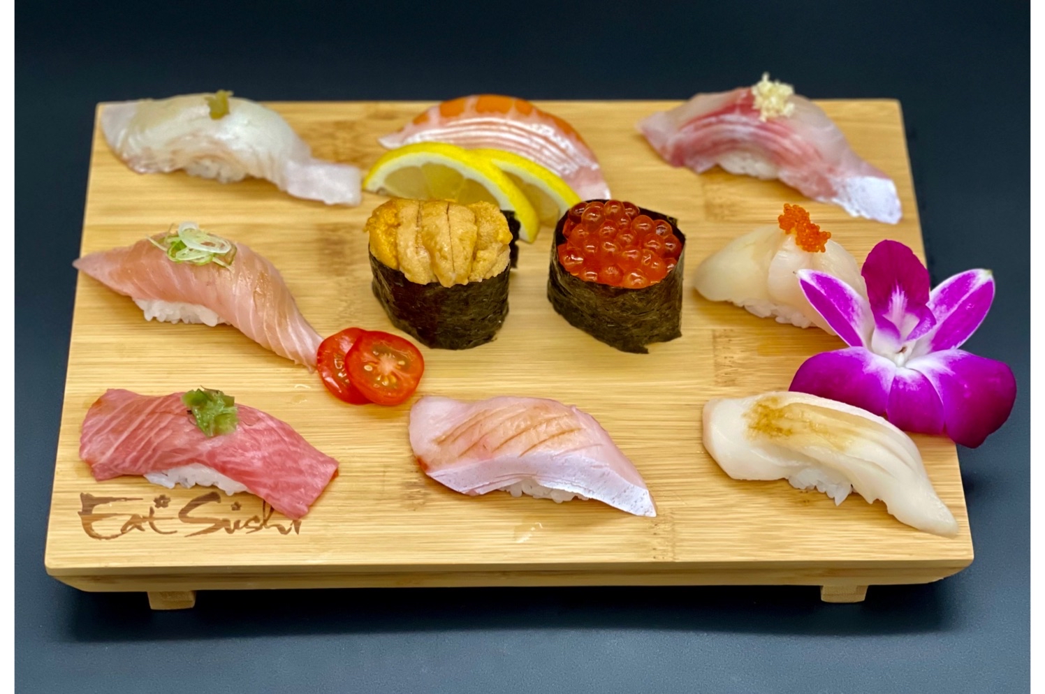 Order 10 pc Nigiri Combo food online from Eat Sushi Restaurant store, San Francisco on bringmethat.com