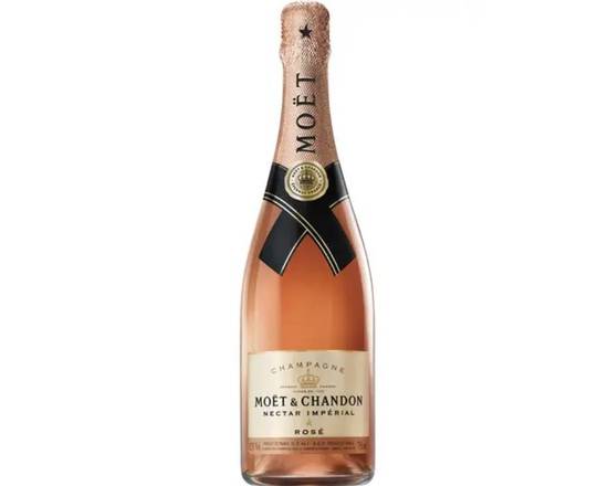Order Moet & Chandon Nectar Rose Imperial, 750mL champagne (12.0% ABV) food online from Starway Liquor store, Bell Gardens on bringmethat.com