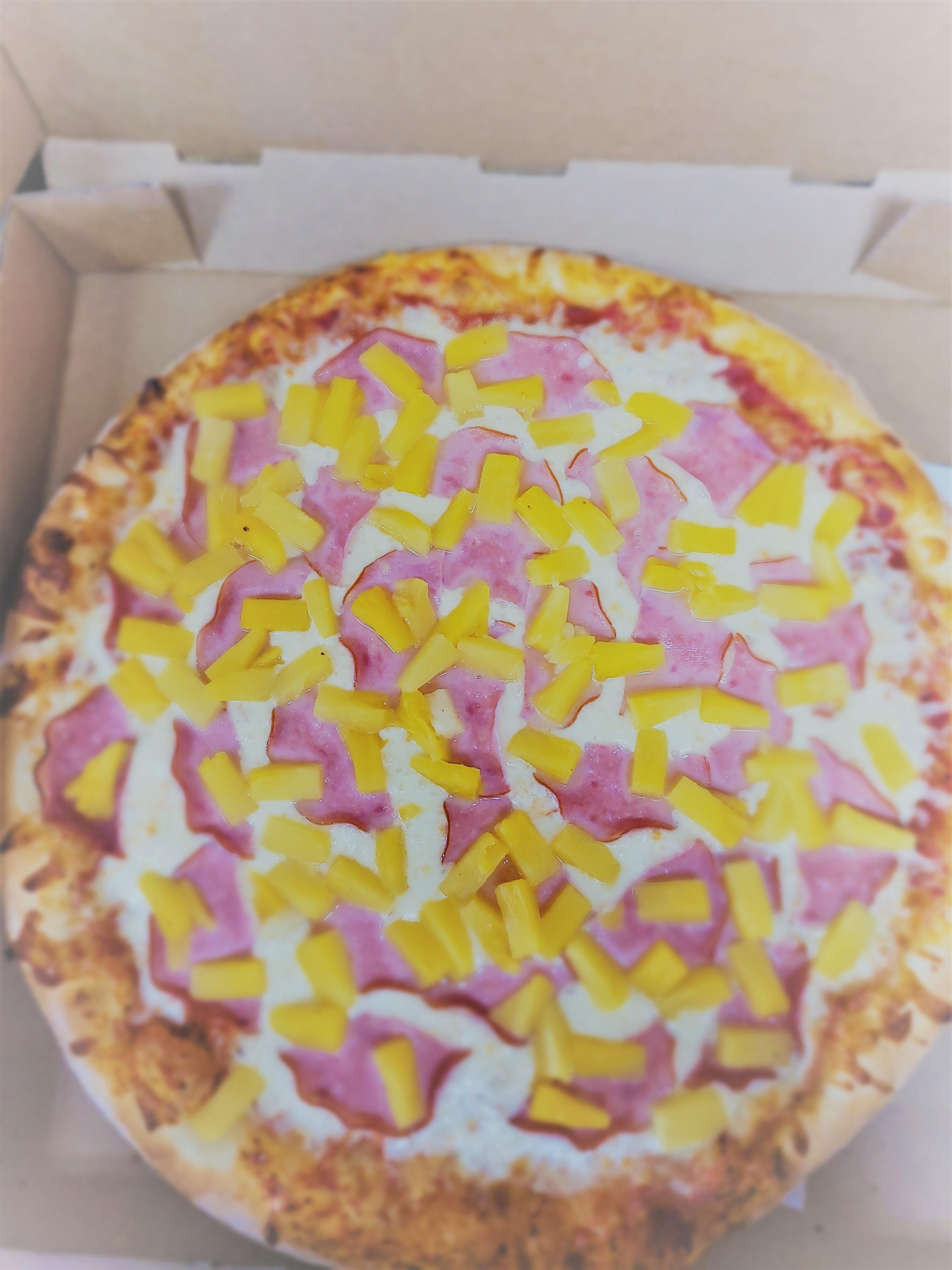 Order Hawaiian Special Pizza - Personal 9'' (4 Slices) food online from Cybelle Pizza store, Oakland on bringmethat.com