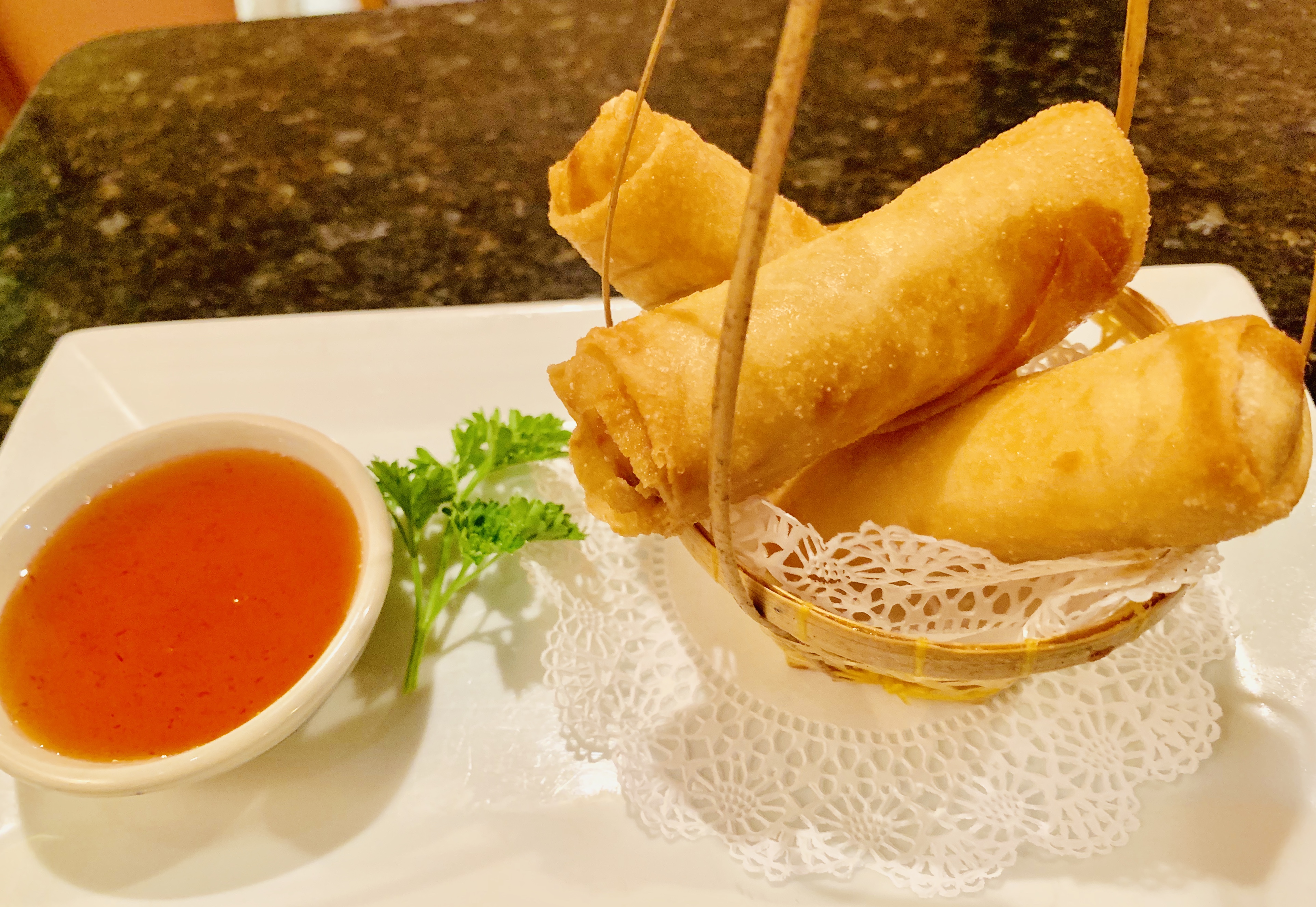 Order 5. Golden Spring Roll food online from Kao Thai store, Silver Spring on bringmethat.com
