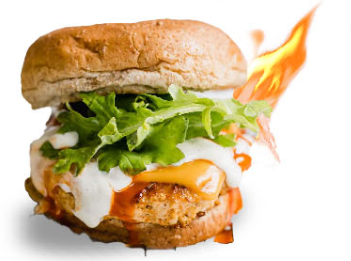 Order Buffalo Chicken Burger food online from Dr Burger store, Manhattan on bringmethat.com