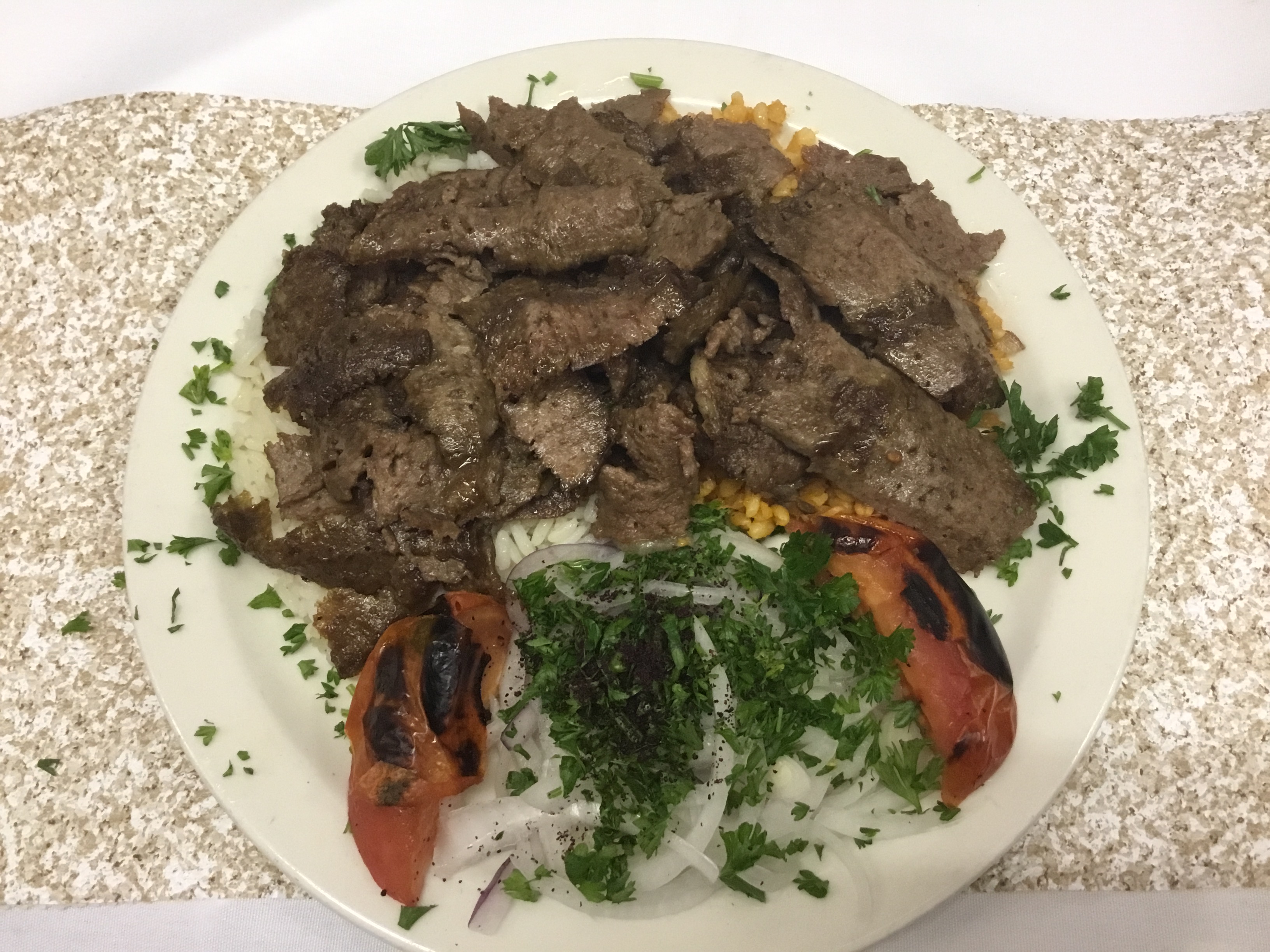 Order 34. Doner Kebab (Only available on Friday, Saturday and Sunday.) food online from Dayinin Yeri store, Cliffside Park on bringmethat.com