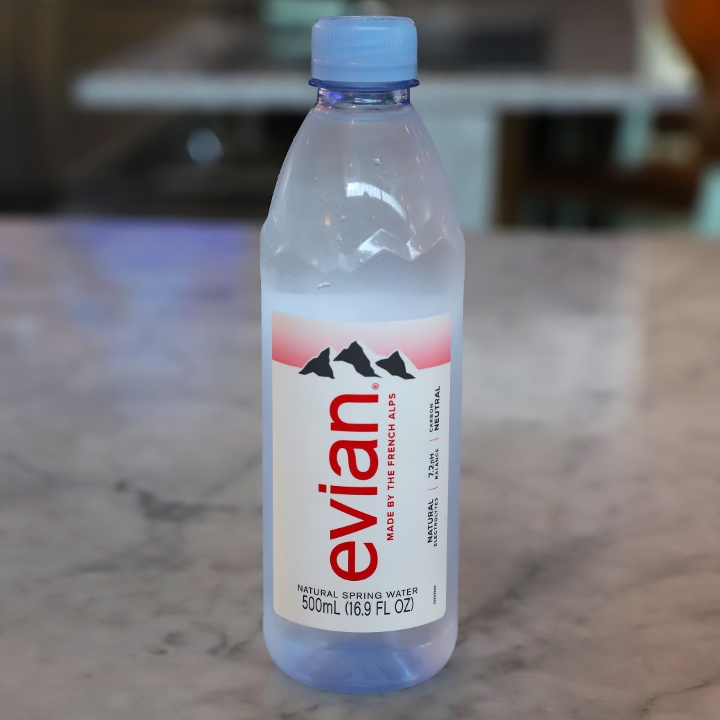 Order Evian Water Bottle food online from Weirdough Pizza Co store, Omaha on bringmethat.com