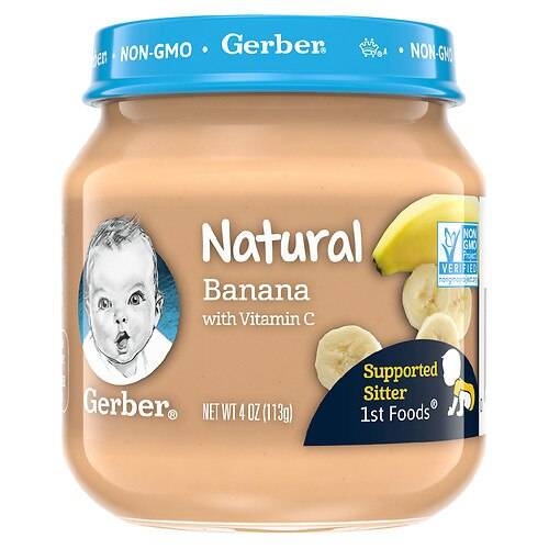 Order Gerber 1st Foods Natural Baby Food Banana - 4.0 oz food online from Walgreens store, Painesville on bringmethat.com
