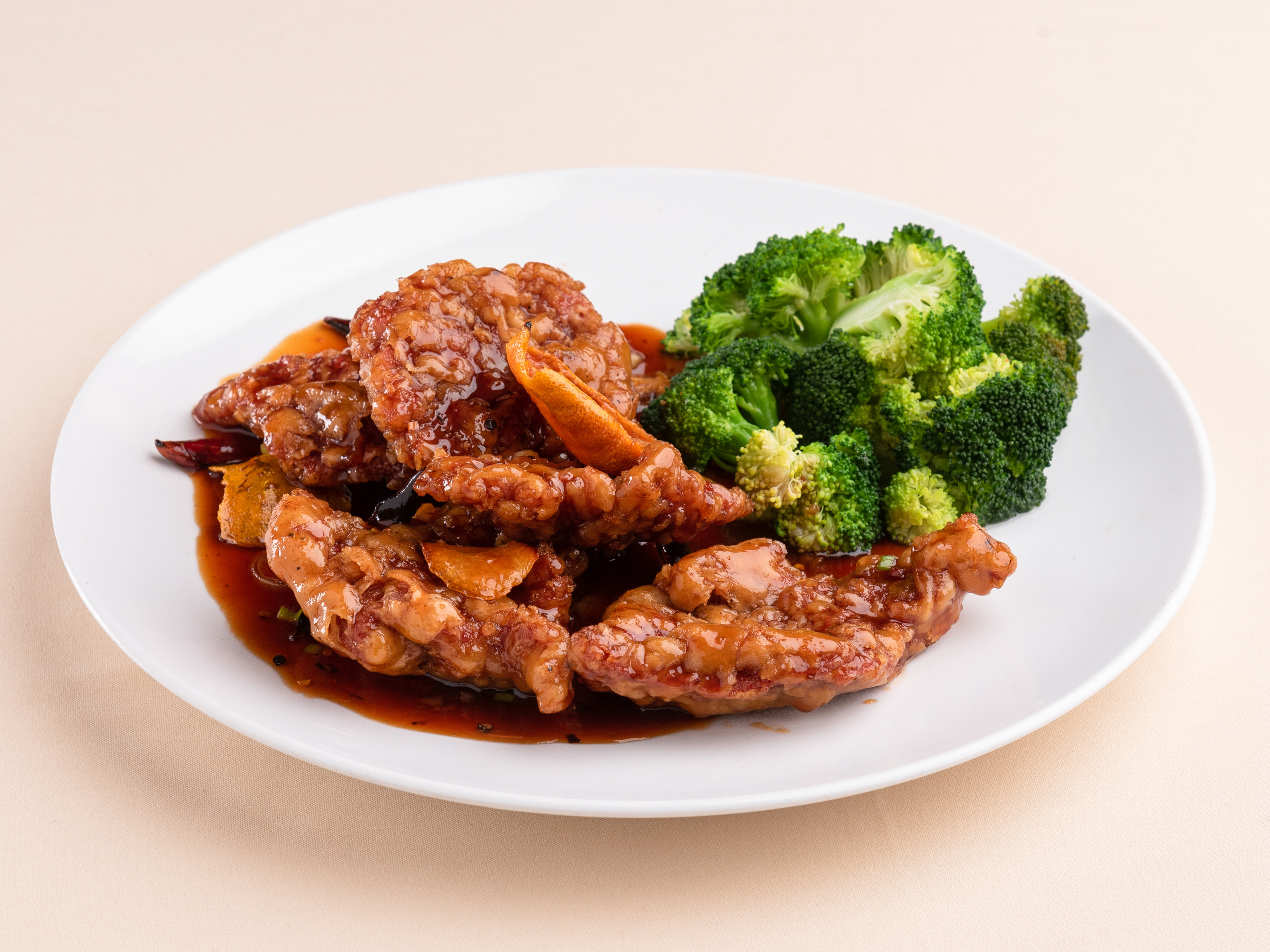 Order H11: Tangerine Beef food online from China Sky store, Winchester on bringmethat.com