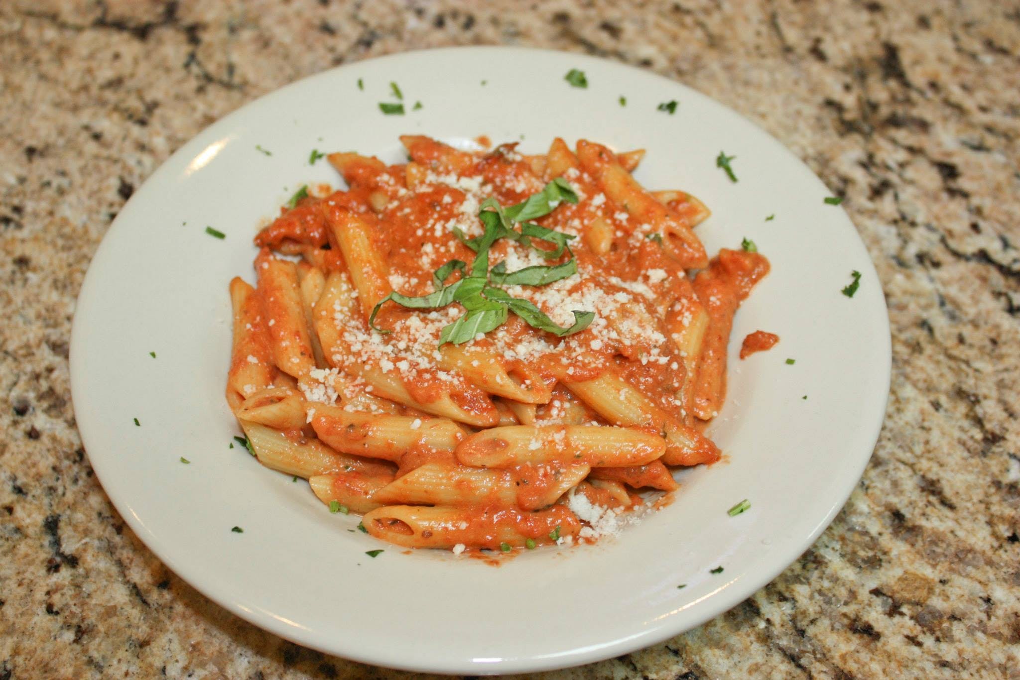 Order Penne Alla Vodka - Pasta food online from Grandma'A Ny Pizza store, Lawrenceville on bringmethat.com