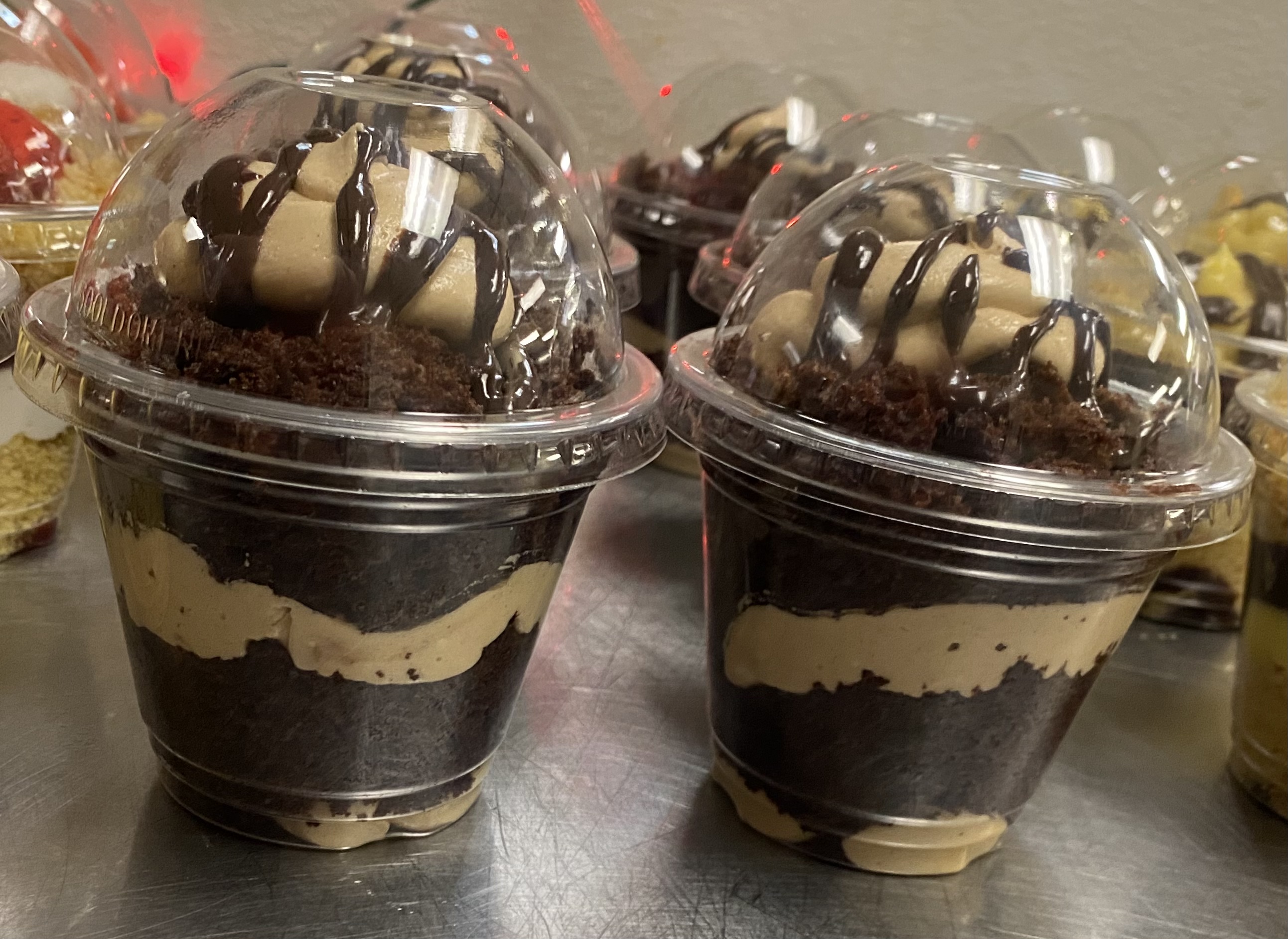 Order Chocolate peanut butter cake cup  food online from Virellas Sweets store, Easton on bringmethat.com