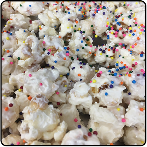 Order Birthday Cake Popcorn food online from Jazzy Gourmet Popcorn store, Eagle River on bringmethat.com