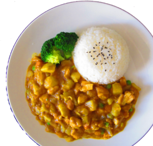 Order E14. Curry Chicken food online from Tao Cha store, Yukon on bringmethat.com