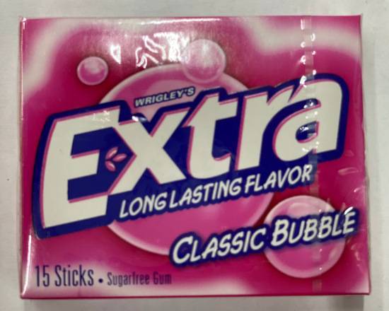 Order Extra Classic Bubble Gum 15sticks food online from S & P #2 store, Baton Rouge on bringmethat.com