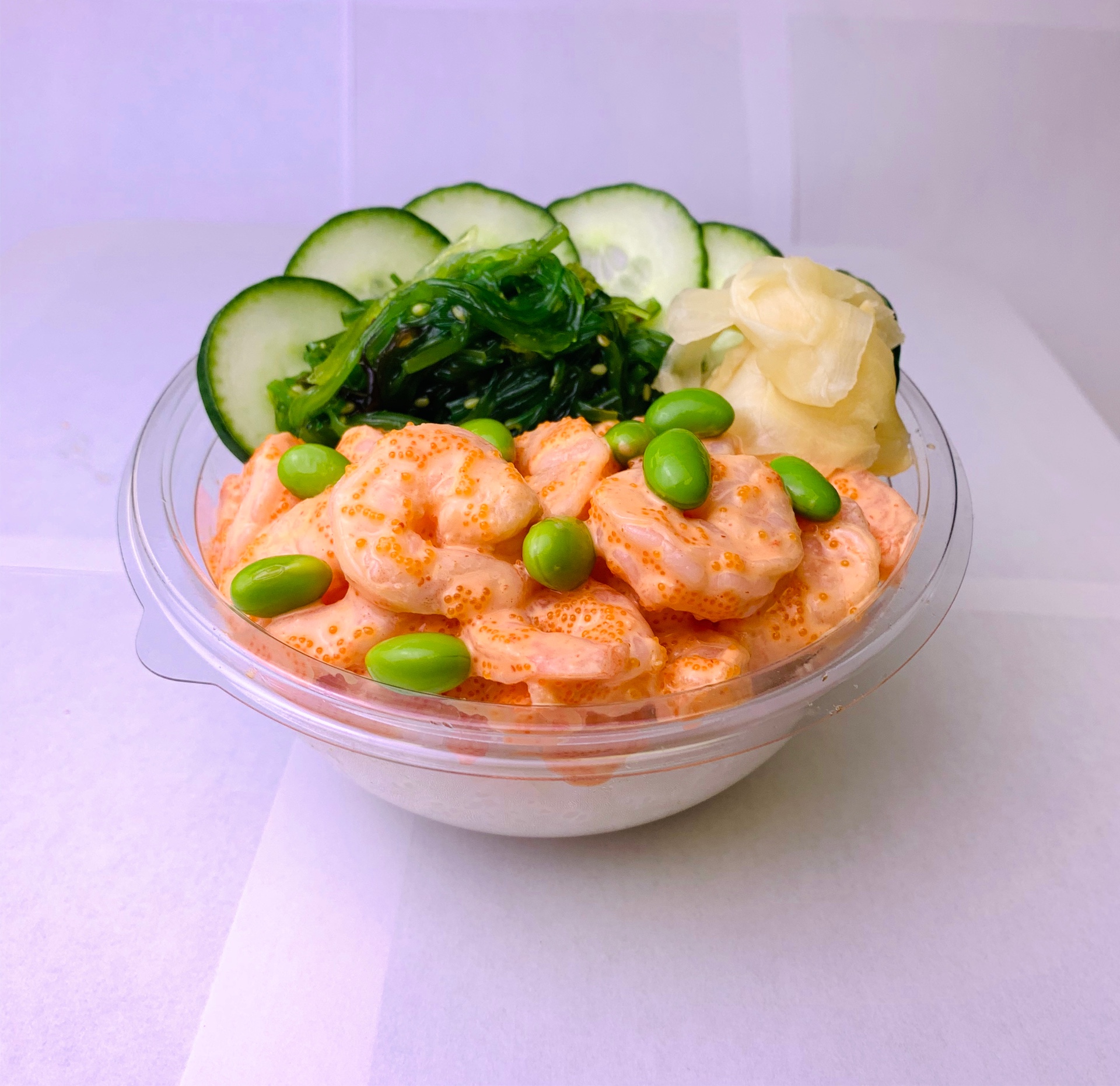 Order Mini Spicy Cooked Shrimp Bowl food online from Art & Fish store, Los Angeles on bringmethat.com