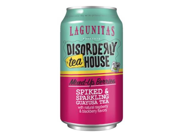 Order Lagunitas Brewing Disorderly TeaHouse Mixed-Up Berries Hard Seltzer - 6x 12oz Cans food online from Rayan Discount Liquors store, CHICAGO on bringmethat.com