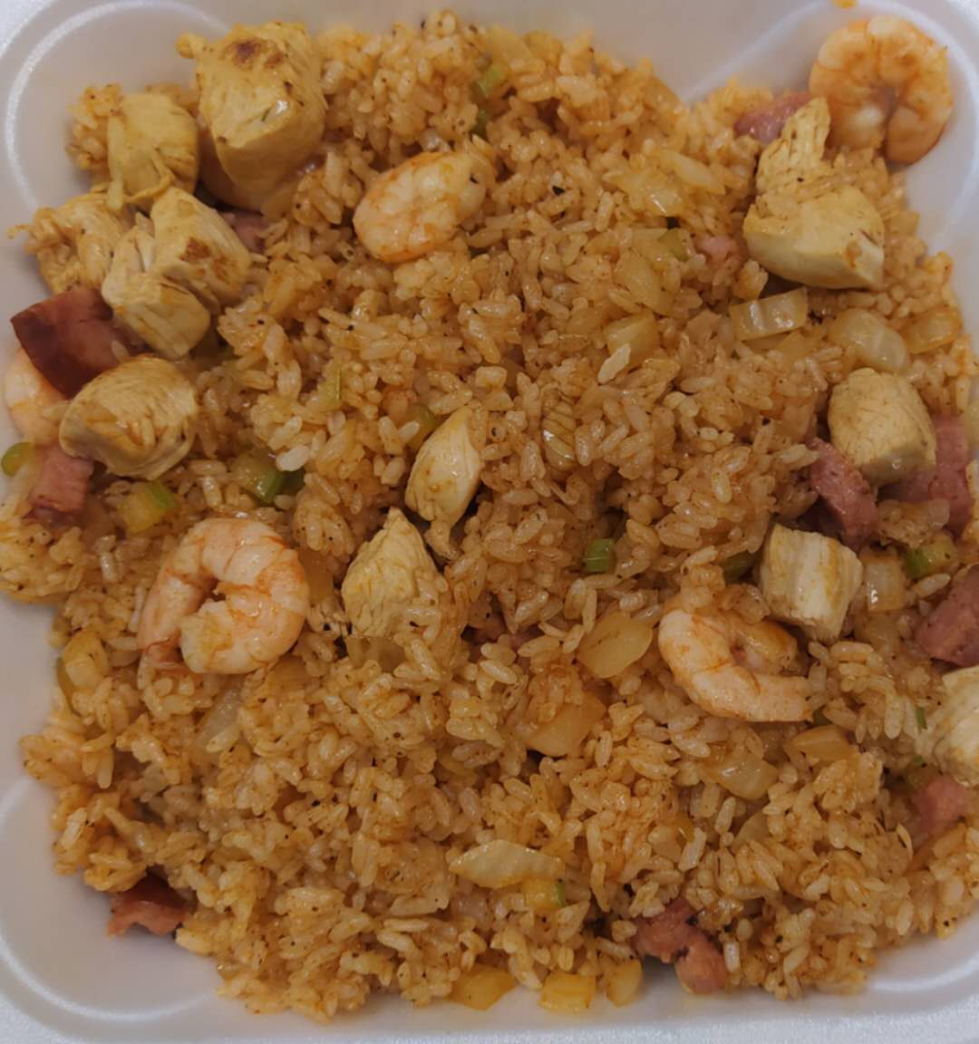 Order House Special Fried Rice food online from Rubys Cajun store, Cherry Hill on bringmethat.com