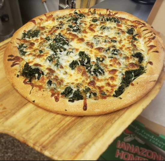 Order Spinach Pizza food online from Ianazone Homemade Pizza store, Youngstown on bringmethat.com