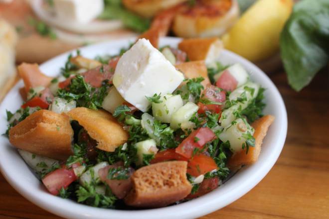 Order Fattoush Salad food online from Jerusalem Cafe store, Independence on bringmethat.com