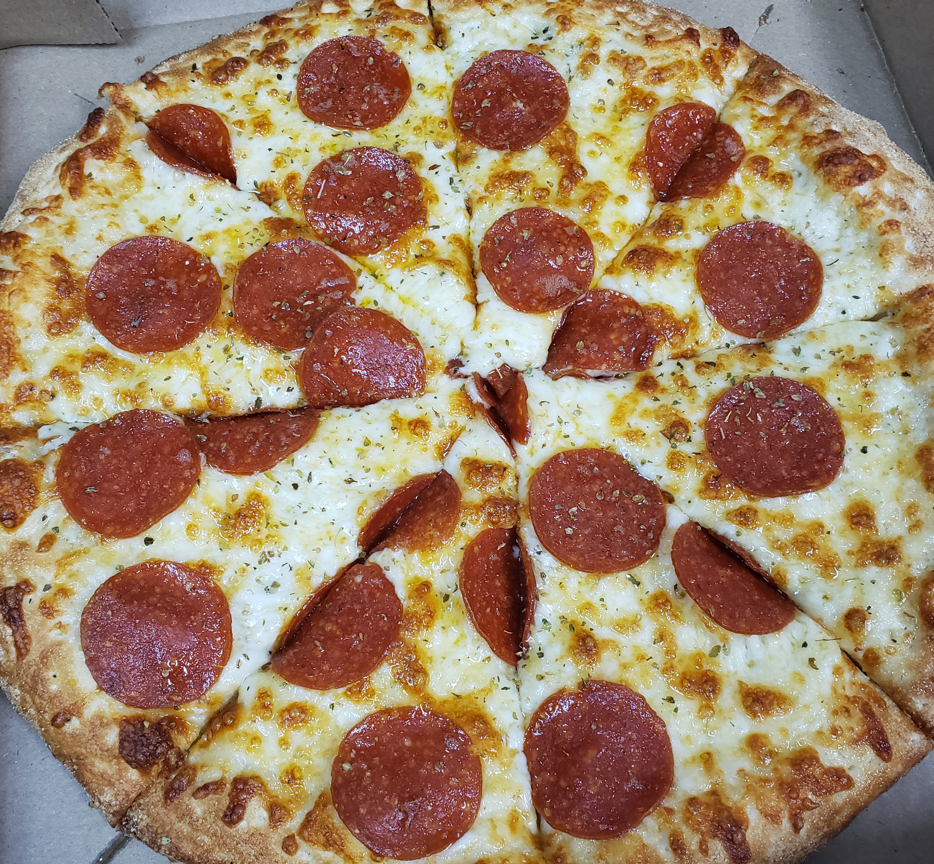 Order 1 Large 1-Topping Pizza Special food online from Pizza Mart store, Baltimore on bringmethat.com