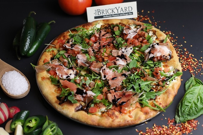 Order Arugula Di Parma Pizza food online from The Brickyard store, Woburn on bringmethat.com