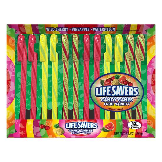 Order Spangler Lifesavers Candy Canes - 12 ct food online from Rite Aid store, LEHIGHTON on bringmethat.com