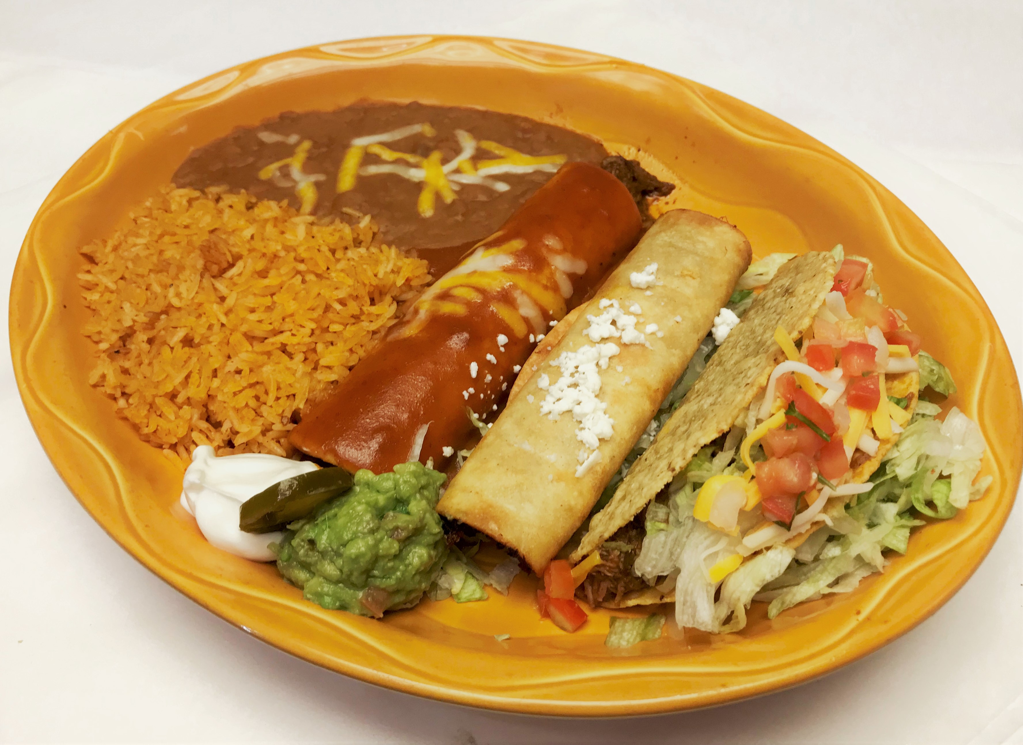 Order Combination of 3 food online from Guadalajara Fiesta Grill store, Tucson on bringmethat.com