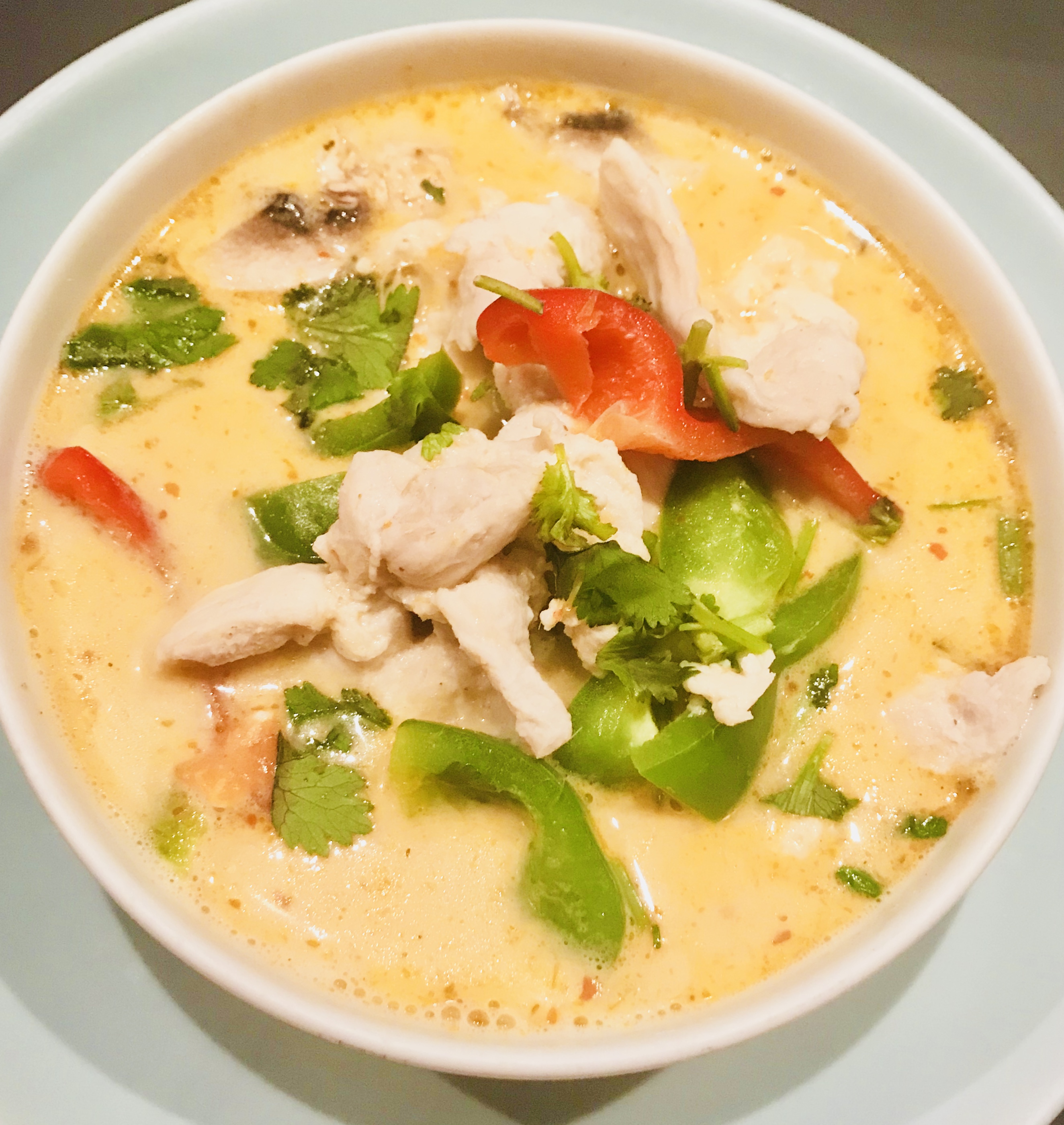 Order 2. Tom Kha Gai Soup food online from Thai Lemongrass & Sakura Sushi store, New York on bringmethat.com