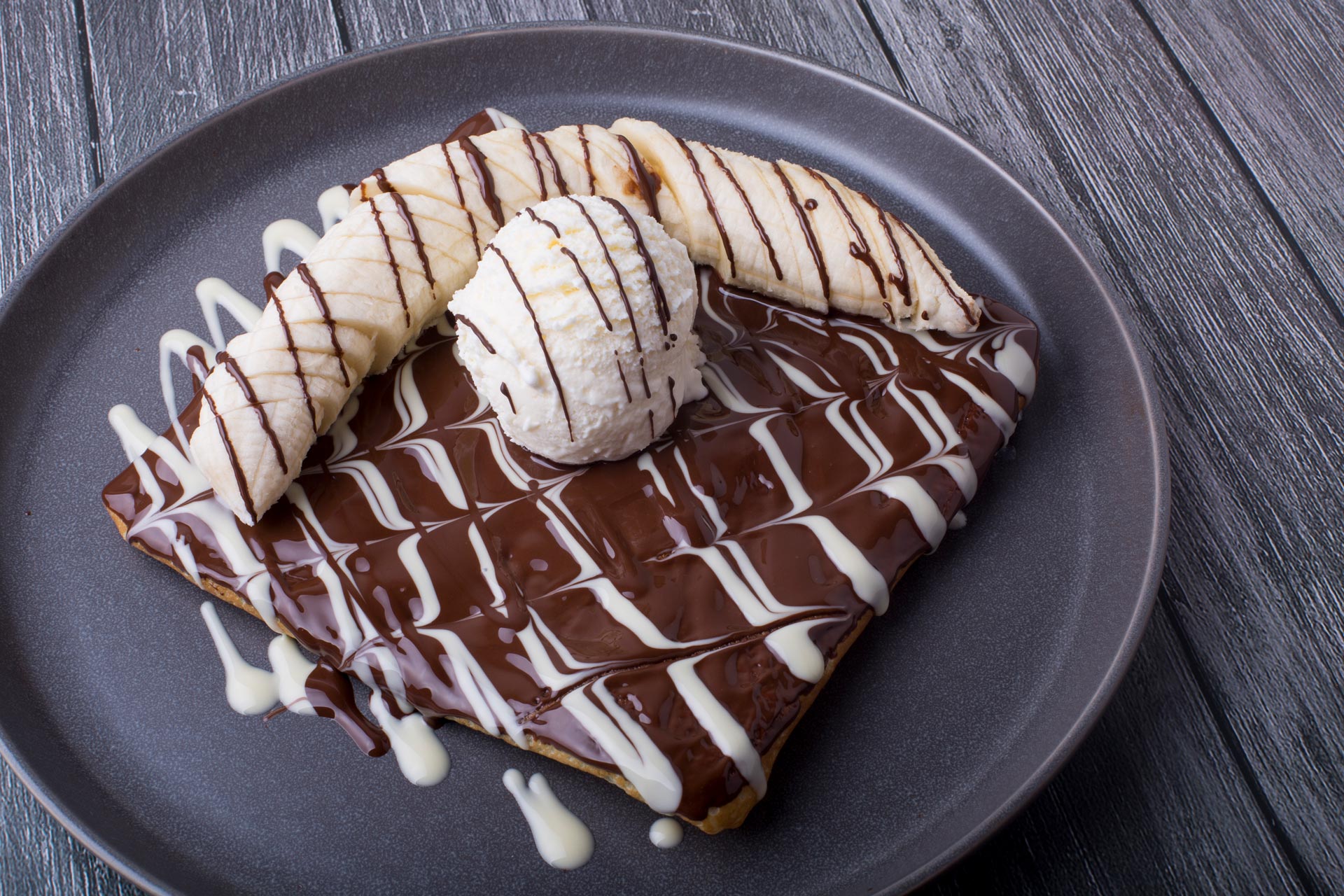 Order Banana Crepe food online from Leyra Chocolate store, New York on bringmethat.com
